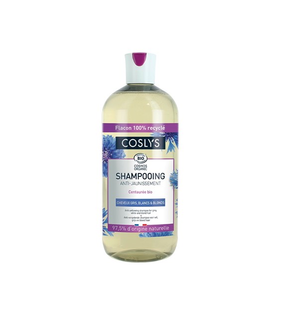 Coslys, Szampon do włosów rozjaśnianych i siwych, 500 ml