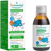 Puressentiel, Oddychanie, Syrop na kaszel dla dzieci, 140 ml