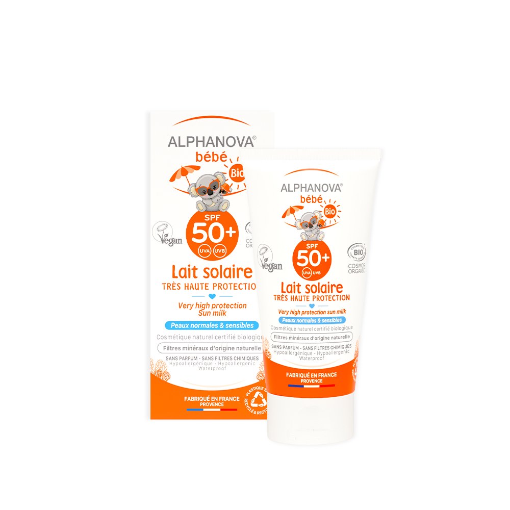 Alphanova Sun Bio, Bebe Przeciwsłoneczny Krem na słońce SPF 50+ SUN, 50g