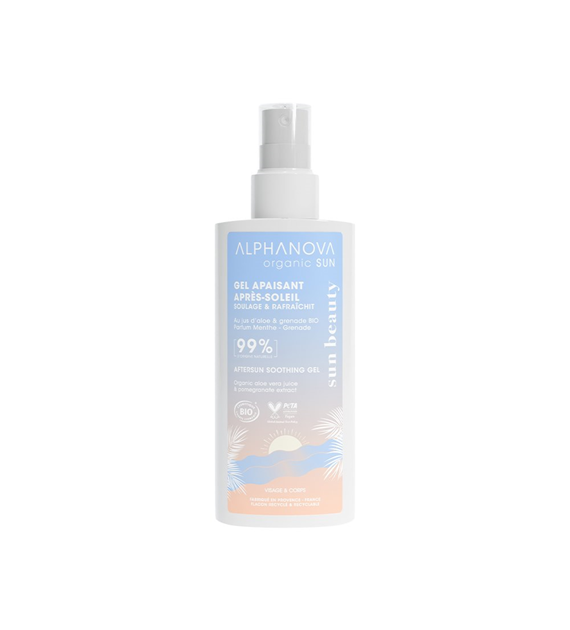Alphanova Sun Beauty, Bio Kojący żel po opalaniu, 125 g