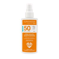 Alphanova Sun, Bio Spray Przeciwsłoneczny, filtr SPF50, 125 g