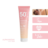Alphanova Daily Sun, Glow, mleczko do opalania SPF50+, 150 ml