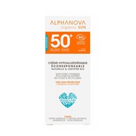 Alphanova Sun Bio, Krem przeciwsłoneczny, hipoalergiczny, wodoodporny, filtr SPF50, 50g