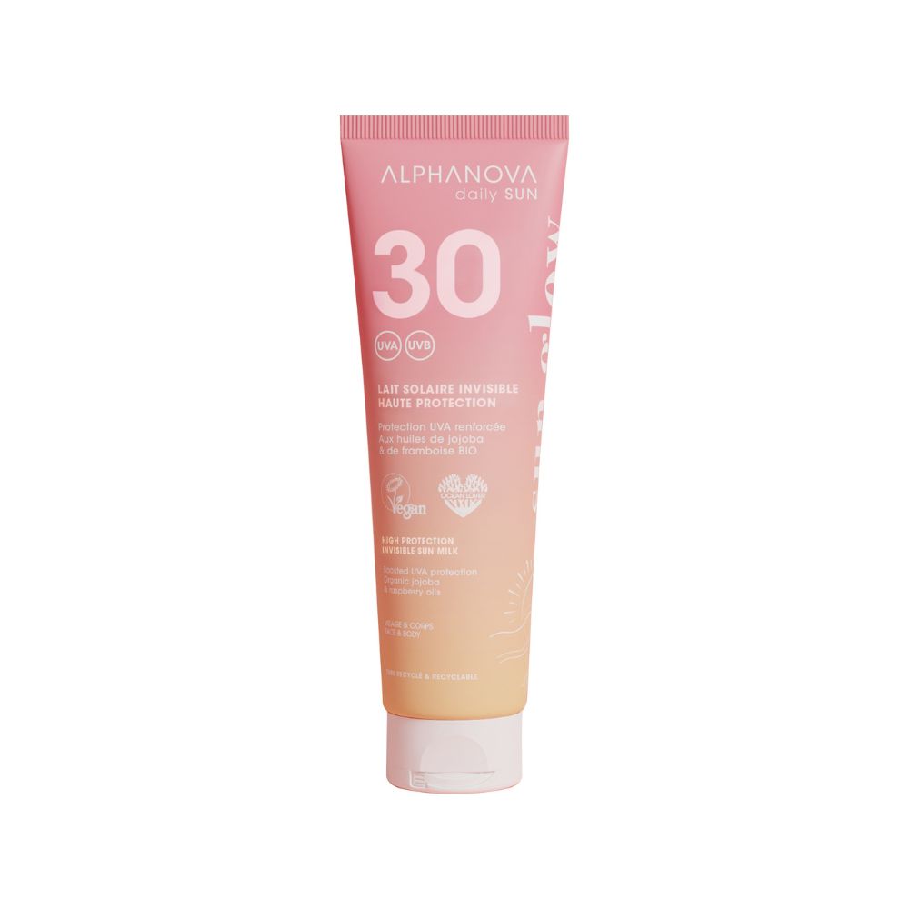 Alphanova Daily Sun, Glow, mleczko do opalania SPF30, 150 ml