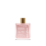 Alphanova Daily Sun, Bio Suchy Olejek z Drobinkami Pink Glow, Podkreślający Opaleniznę, 50 ml