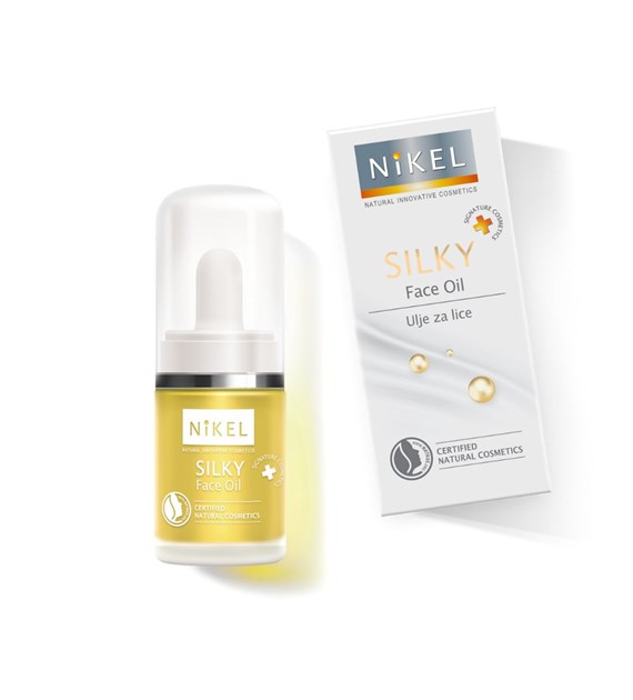 NIKEL, SILKY, Nawilżający olejek do twarzy, 15 ml