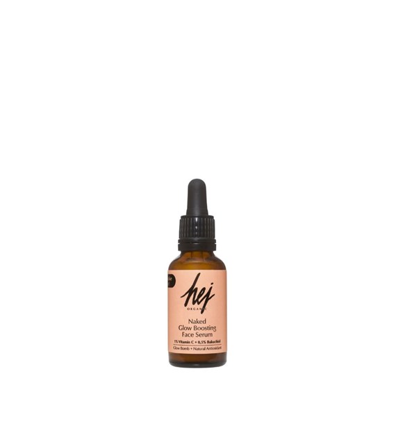 Hej Organic, NAKED, Rozjaśniające serum do twarzy, 30 ml