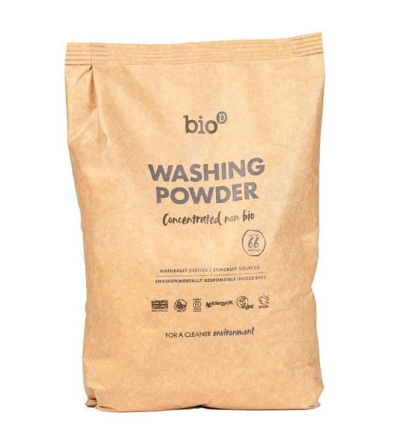 Bio-D, Hipoalergiczny, uniwersalny proszek do prania, 2 kg