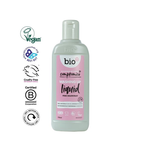 Bio-D, Nabłyszczacz do zmywarek, 750 ml