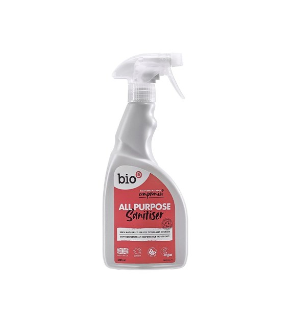 Bio-D, Spray do czyszczenia różnych powierzchni, 500 ml