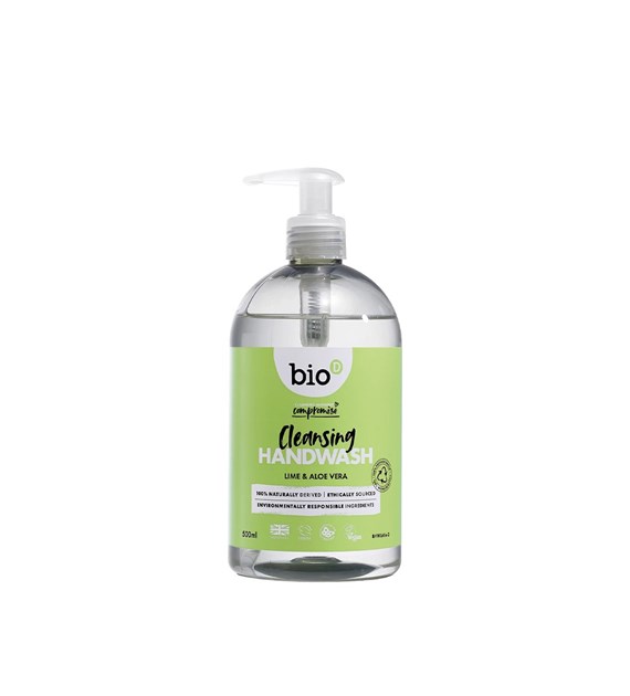 Bio-D, Mydło w płynie, Limonka i Aloes, 500 ml