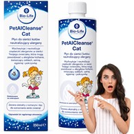 Bio-Life PetalCleanse, Płyn do sierści kotów neutralizujący alergeny, 350 ml