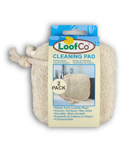 LoofCo, Naturalna gąbka do sprzątania, 2-pack