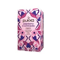 PUKKA, Herbata Elderberry&Echinacea (lukrecja, imbir, czarny bez)