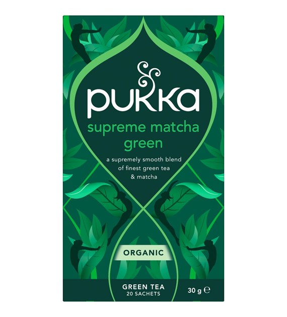 PUKKA, Herbata BIO Supreme Matcha Green, 20 saszetek