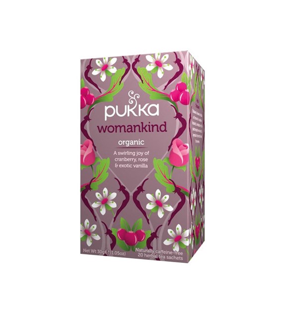 PUKKA, Herbata Womankind (żurawina, róża, wanilia)