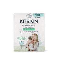 Kit & Kin, Pieluszki jednorazowe 1 Mini (2-5 kg), Owieczka/Sówka, ZESTAW TESTOWY, 10 szt.