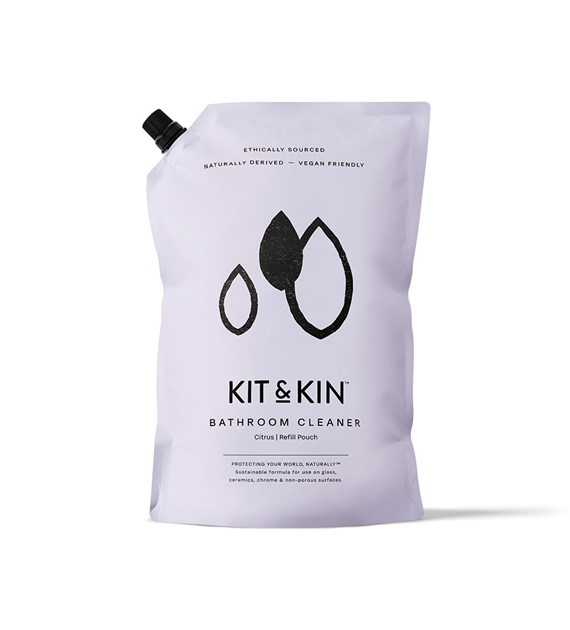 Kit & Kin, Naturalny Środek do czyszczenia łazienki, o zapachu cytrusów - REFILL, 1L