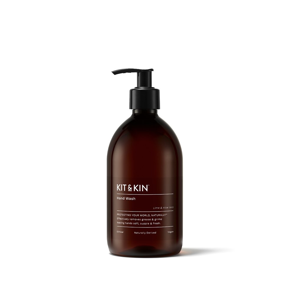 Kit & Kin, Naturalne Mydło do rąk w płynie, o zapachu limonki i aloesu, 500 ml