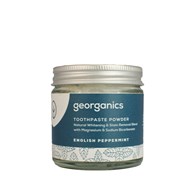 Georganics, Proszek do mycia zębów, English Peppermint, 60 ml