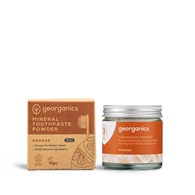 Georganics, Mineralny proszek do mycia zębów, Orange, 60 ml