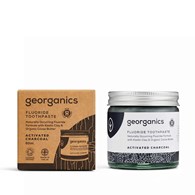 Georganics, Organiczna pasta do zębów z fluorem w słoiku, Activated Charcoal, 60 ml