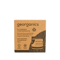 Georganics, Organiczna pasta do zębów z fluorem w słoiku, Activated Charcoal, 60 ml