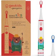 Georganics, GeoKids, Zestaw Elektrycznej Szczoteczki Sonicznej dla Dzieci, 3+