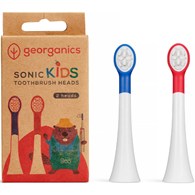 Georganics, GeoKids, Wymienne Główki do Szczoteczki Sonicznej dla Dzieci, SOFT, 2 szt.