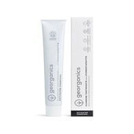 Georganics, Naturalna pasta remineralizująca do zębów z hydroksyapatytem i aktywnym węglem, na przebarwienia i bielsze zęby, Activated Charcoal, 75 ml