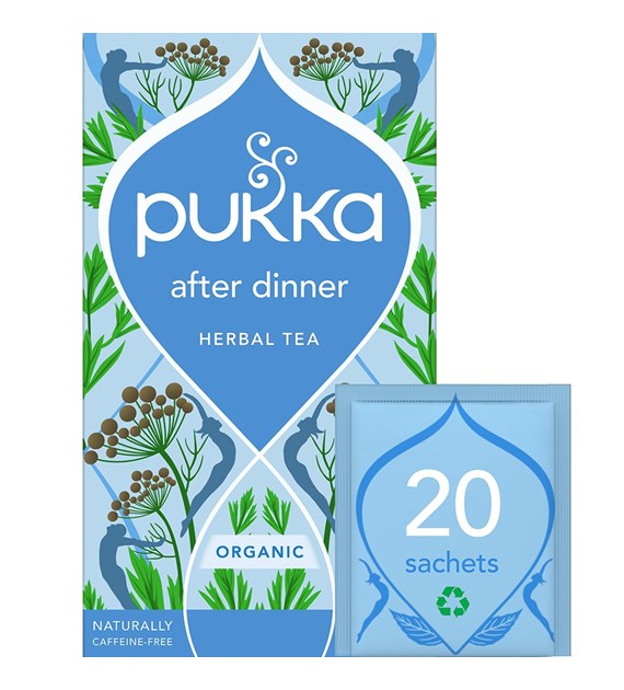 PUKKA, Herbata BIO Herbata Feel New (nasiona anyżu, kopru włoskiego, kardamonu), 20 saszetek