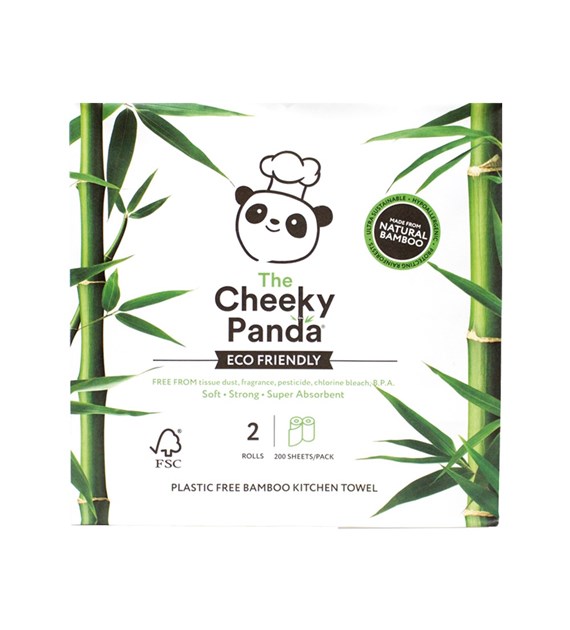 Cheeky Panda, Ręcznik papierowy, 200 listków (2 rolki po 100 listków)