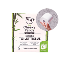 Cheeky Panda, Papier toaletowy trzywarstwowy, 4 rolki