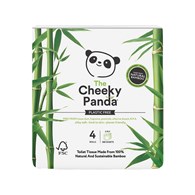 Cheeky Panda, Papier toaletowy trzywarstwowy, 4 rolki