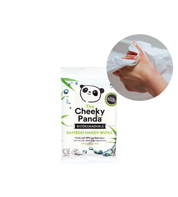 Cheeky Panda, Chusteczki nawilżane, 12 szt.