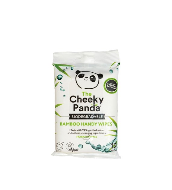 Cheeky Panda, Chusteczki nawilżane, 12 szt.