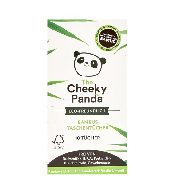 Cheeky Panda, Chusteczki higieniczne kieszonkowe, 10 szt.