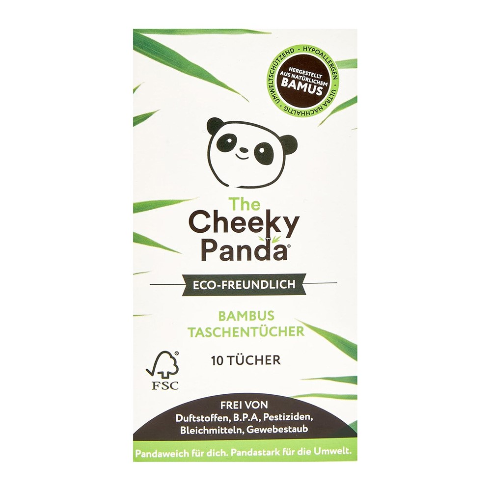 Cheeky Panda, Chusteczki higieniczne kieszonkowe, 10 szt.