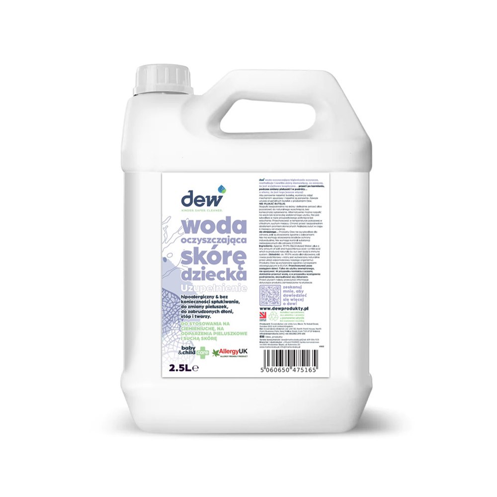 DEW, Woda oczyszczająca dla dzieci, 2,5 L