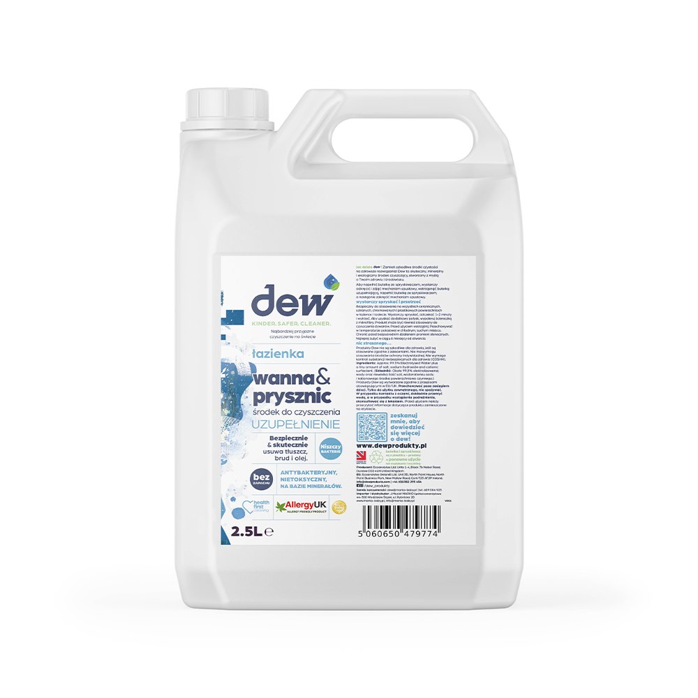 DEW, Środek do czyszczenia wanny i prysznica, 2,5l