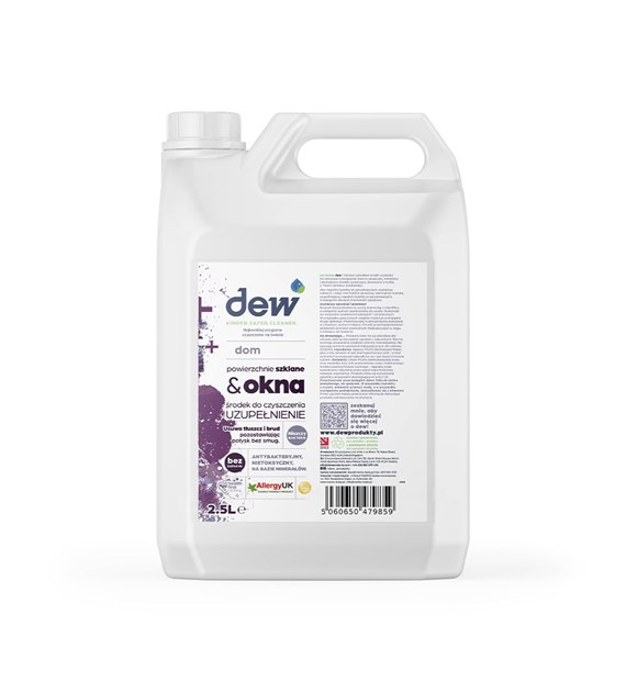 DEW, Środek do czyszczenia okien i szklanych powierzchni, 2,5l