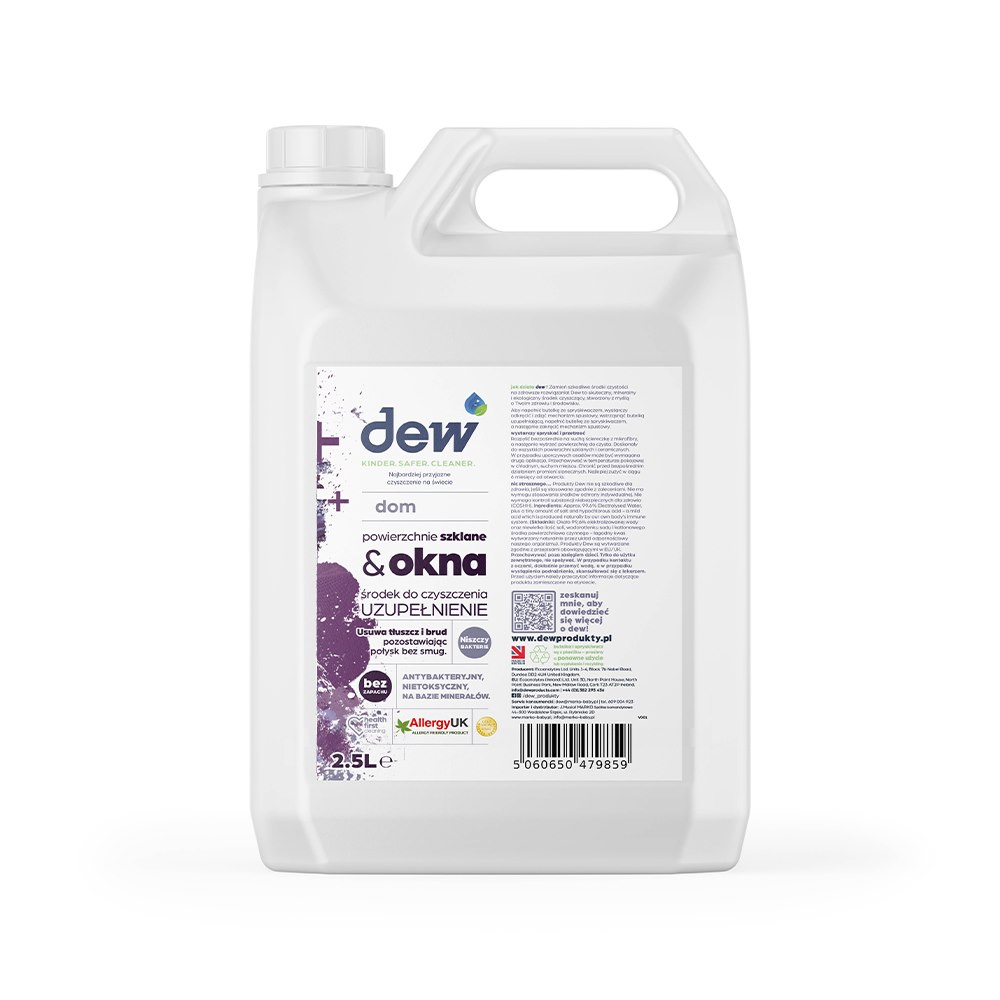 DEW, Środek do czyszczenia okien i szklanych powierzchni, 2,5l