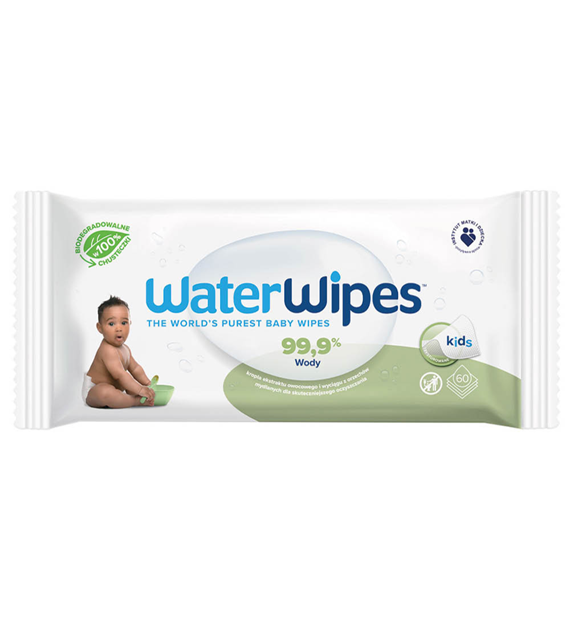 WaterWipes Soapberry BIO, Chusteczki nawilżane dla dzieci 60 szt.