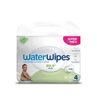 WaterWipes Soapberry BIO, Chusteczki nawilżane dla dzieci 240 szt. (4 op. po 60 szt.)