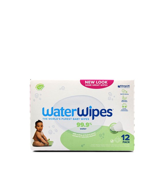 WaterWipes Soapberry BIO, Chusteczki nawilżane dla dzieci WIELOPAK 720 szt. (12 op. x 60 szt.)