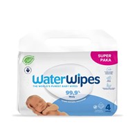 WaterWipes BIO, Chusteczki nawilżane dla dzieci 240 szt. (4 op. po 60 szt.)