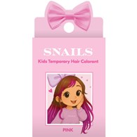 Snails, Zmywalna kreda do włosów dla dzieci, Różowa, 3 g