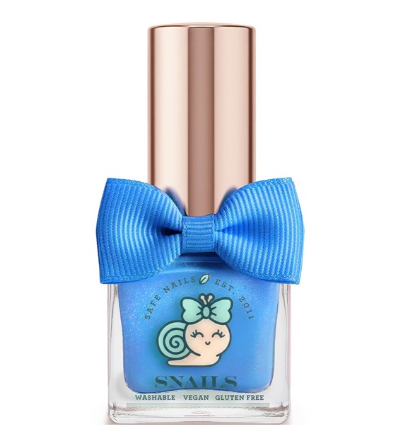 Snails, Biopochodny, Zmywalny Lakier do paznokci dla dzieci, Blue Sky, 5 ml