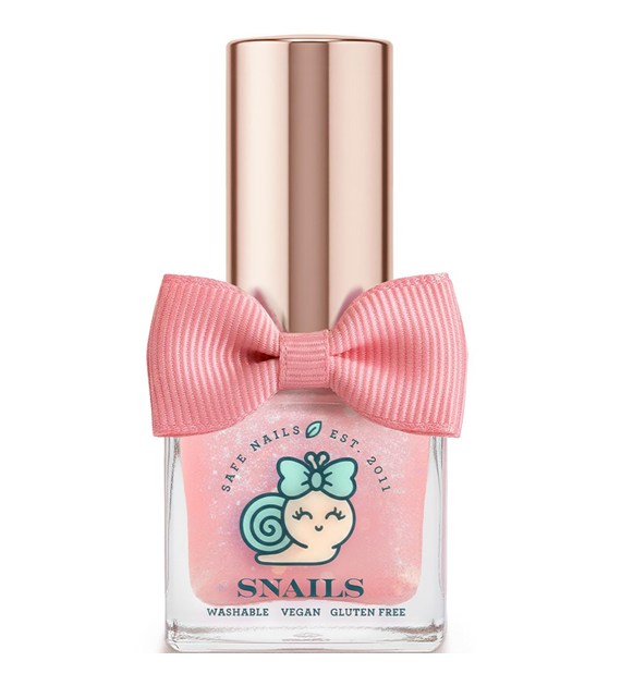 Snails, Biopochodny, Zmywalny Lakier do paznokci dla dzieci, Glitter Bomb, 5 ml