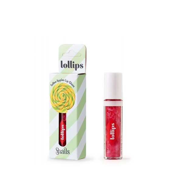 Snails, Lollips Toffee Apples, Czerwony błyszczyk do ust dla dzieci, 3 ml